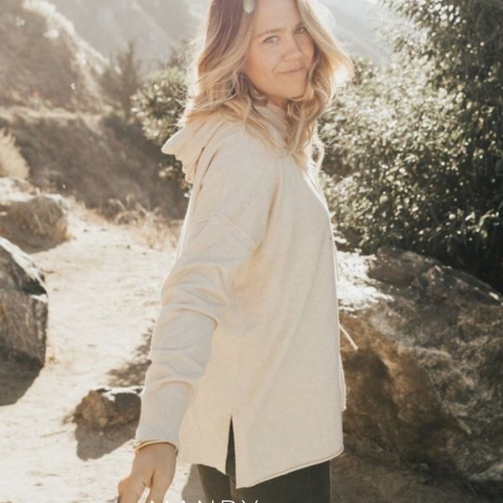 Carly Jean Mandy pullover hooded sweater